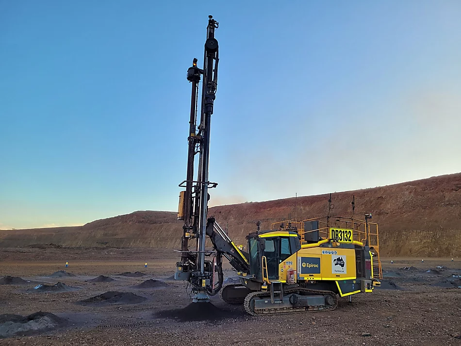 Mining technology and consulting illustration